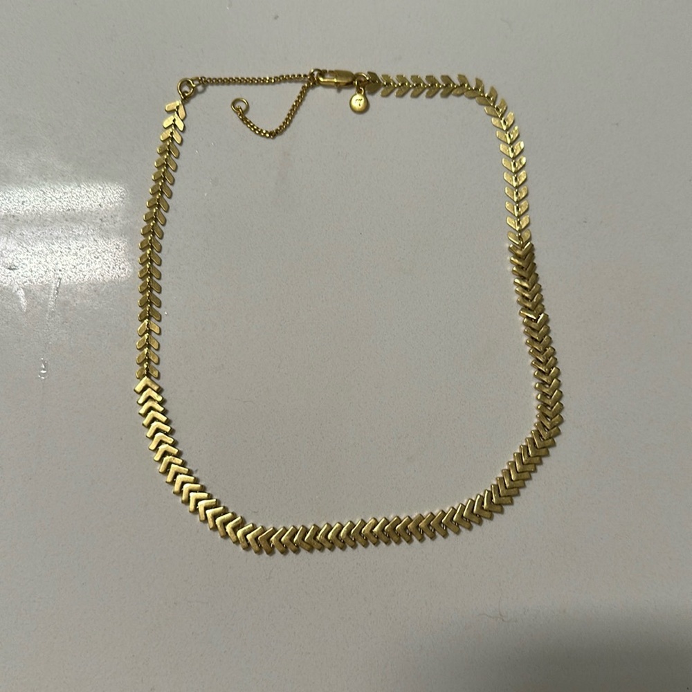 Madewell gold chain necklace. Never worn
